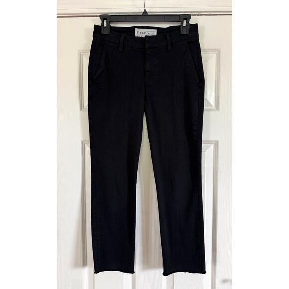 FRANK & EILEEN WICKLOW ITALIAN PERFORMANCE TWILL PANTS BLACK - Picture 4 of 8